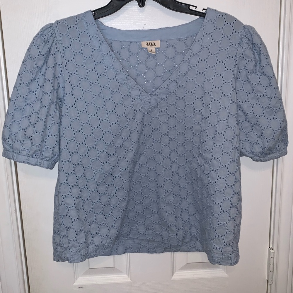 Women’s light blue Ana blouse